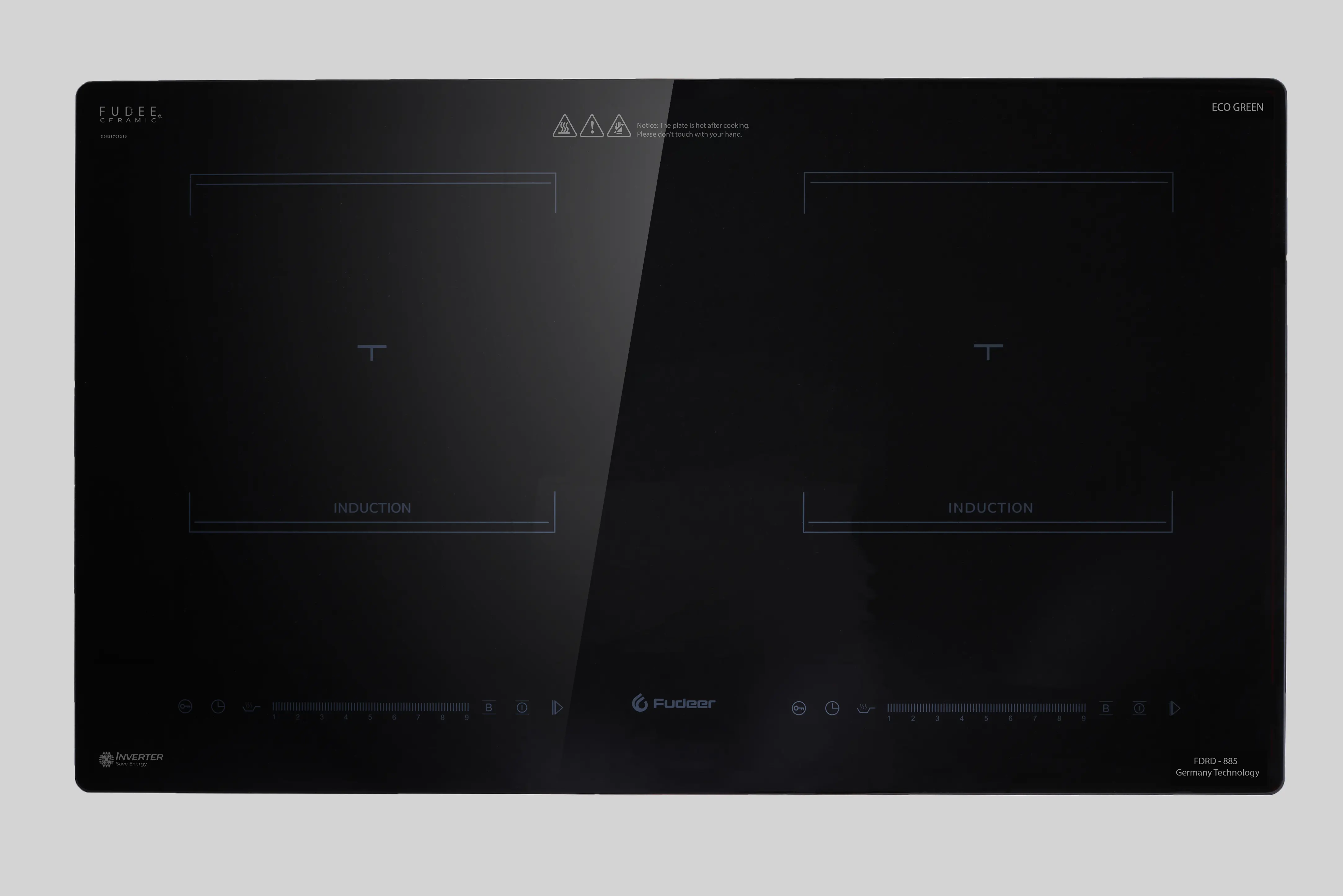 Bếp Đôi Điện Từ Fudeer Model FDRD 885